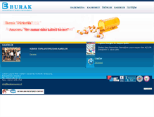 Tablet Screenshot of burakecza.com.tr